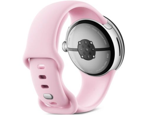 Смарт-часы Google Pixel Watch 3 41 mm LTE Polished Silver Aluminum Case/Rose Quartz Active Band фото №2