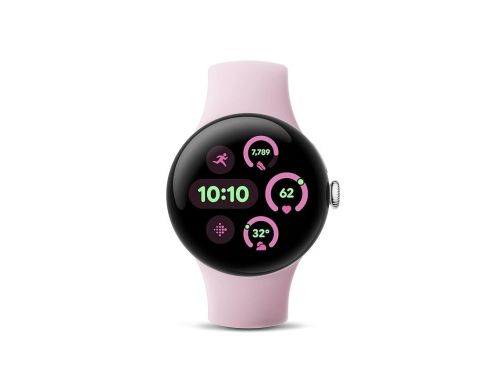 Смарт-часы Google Pixel Watch 3 41 mm LTE Polished Silver Aluminum Case/Rose Quartz Active Band фото №3
