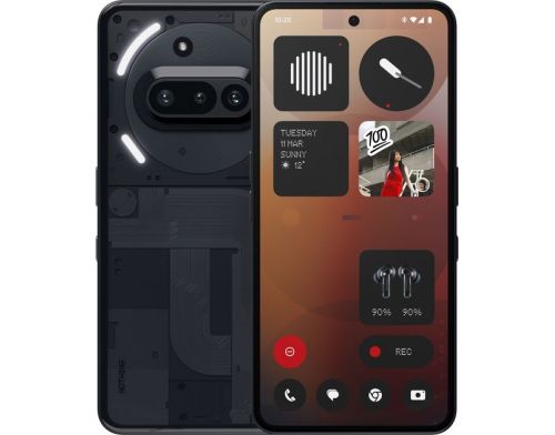 Смартфон Nothing Phone (3a) 8/128GB Black фото №3