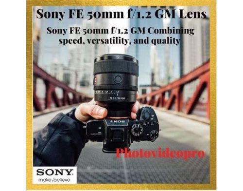 Объектив Sony SEL50F12GM 50mm f/1,2GM FE фото №4