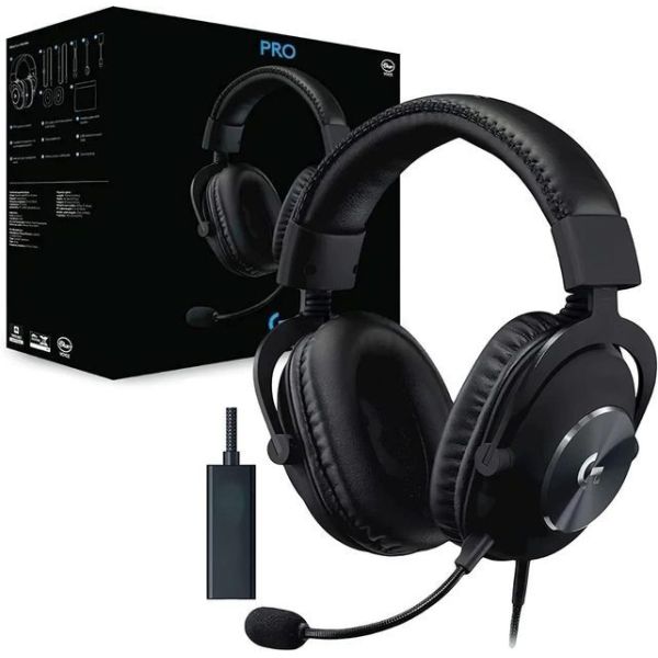 Наушники Logitech G PRO X Gaming Headset Black (981-000818, 981-000820,981-000819) фото №2