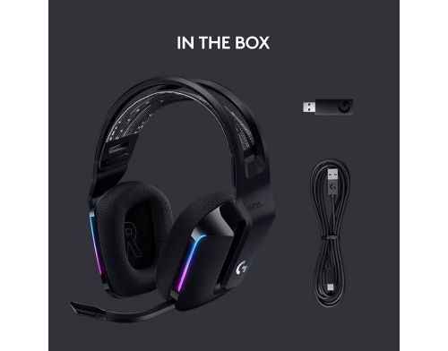 Наушники Logitech G733 Lightspeed Wireless RGB Black (981-000864, 981-000867) фото №2