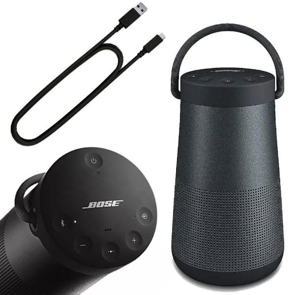 Портативная колонка Bose SoundLink Revolve+ II Bluetooth speaker Triple Black (858366-2110, 858366-5140) фото №2