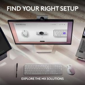 Веб-камера Logitech MX Brio 4K Pale Grey (960-001554, 960-001550)