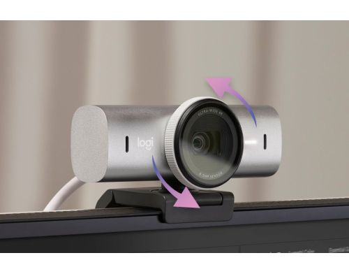 Веб-камера Logitech MX Brio 4K Pale Grey (960-001554, 960-001550) фото №2