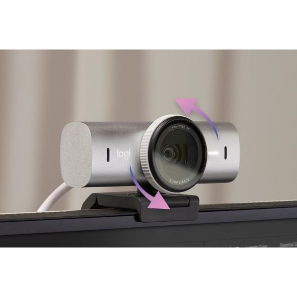 Веб-камера Logitech MX Brio 4K Pale Grey (960-001554, 960-001550) фото №2