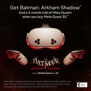 Очки виртуальной реальности Meta Quest 3S 128GB Batman Arkham Shadow Bundle