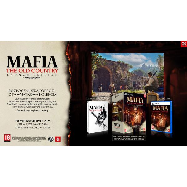 Игра Mafia The Old Country Launch Edition PS5 фото №5