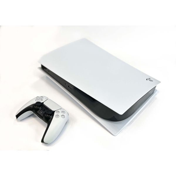 Ігрова консоль Sony PlayStation 5 White с Blu-Ray приводом 825 Gb + дод. джойстик Вживана фото №2