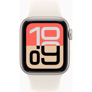Apple Watch SE 3 GPS 40mm Starlight Alu. Case w. Starlight S. Band - S/M (MEH34)