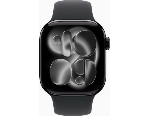 Apple Watch Series 11 GPS + Cellular 42mm Jet Black Alu. Case w. Black S. Band - M/L (MF854) фото №2