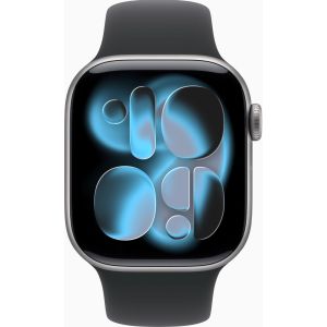 Apple Watch Series 11 GPS 42mm Space Grey Alu. Case w. Black S. Band - M/L (MEQX4)