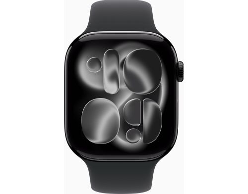 Apple Watch Series 11 GPS + Cellular 46mm Jet Black Alu. Case w. Black S. Band - M/L (MFC44) фото №2
