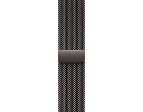Apple Watch Series 11 GPS + Cellular 46mm Slate Tit. Case w. Slate Milanese Loop - S/M (MFD34) фото №2