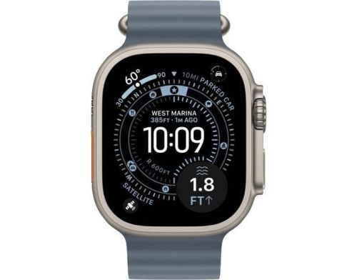Apple Watch Ultra 3 GPS + Cellular 49mm Natural Tit. Case w. Anchor Blue Ocean Band (MEWH4) фото №2
