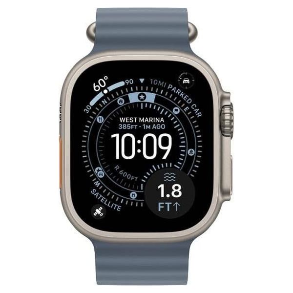 Apple Watch Ultra 3 GPS + Cellular 49mm Natural Tit. Case w. Anchor Blue Ocean Band (MEWH4) фото №2