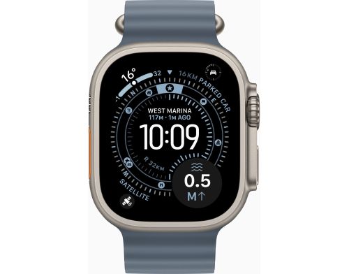 Apple Watch Ultra 3 GPS + Cellular 49mm Black Titanium Case with Black Ocean Band (MF0J4) фото №2