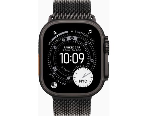 Apple Watch Ultra 3 GPS + Cellular 49mm Black Tit. Case w. Black Tit. Milanese Loop - Small (MF1N4) фото №2