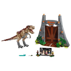 Блочный конструктор LEGO Ярость Ти-Рекса (75936)