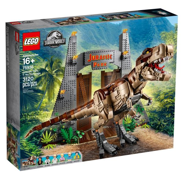 Блочный конструктор LEGO Ярость Ти-Рекса (75936) фото №2