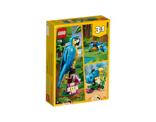 Блочный конструктор LEGO Creator Экзотический попугай (31136) фото №2