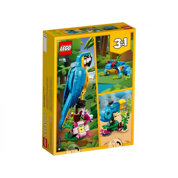 Блочный конструктор LEGO Creator Экзотический попугай (31136) фото №2