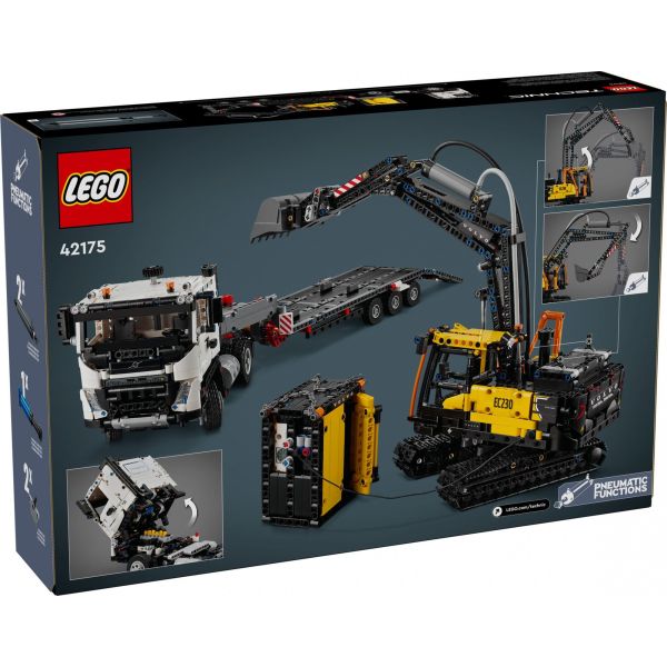 Авто-конструктор LEGO Technic Грузовик Volvo FMX и электрический экскаватор EC230 (42175) фото №2