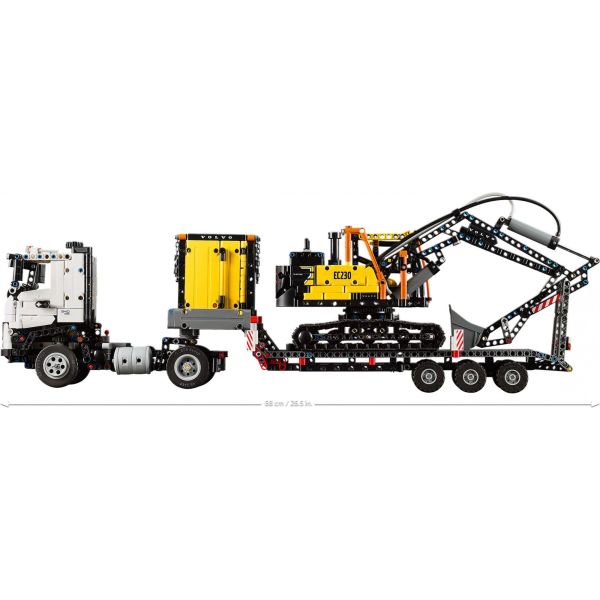 Авто-конструктор LEGO Technic Грузовик Volvo FMX и электрический экскаватор EC230 (42175) фото №4