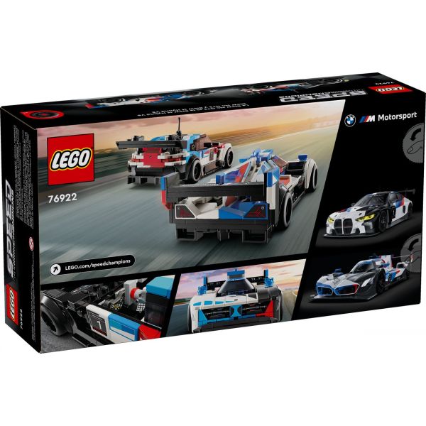 Авто-конструктор LEGO Speed Champions Автомобили для гонки BMW M4 GT3 и BMW M Hybrid V8 (76922) фото №2