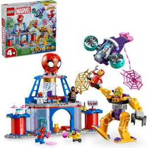 Блочный конструктор LEGO Marvel Паутинная штаб-квартира команды Паука (10794)