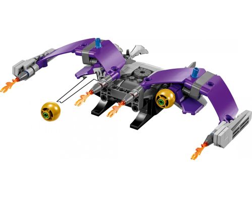 Блочный конструктор LEGO Marvel Фигурка Зеленого гоблина для сборки (76284) фото №5