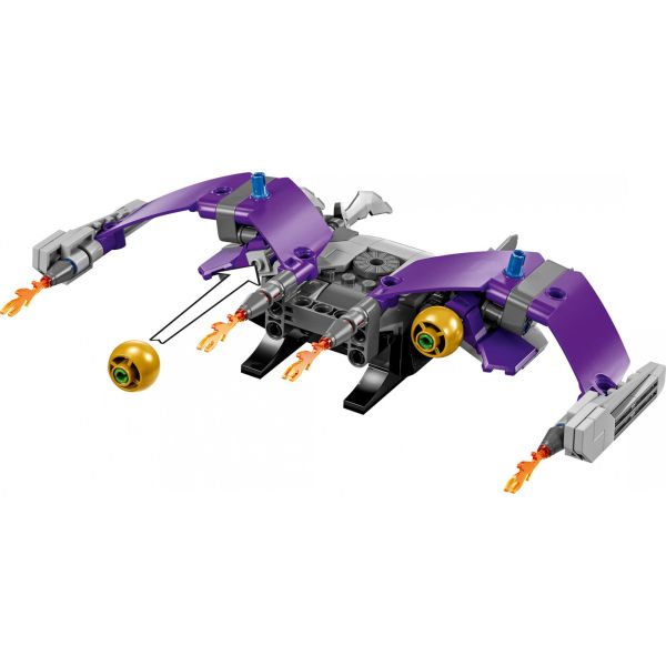 Блочный конструктор LEGO Marvel Фигурка Зеленого гоблина для сборки (76284) фото №5