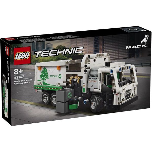 Блочный конструктор LEGO Technic Мусоровоз Mack LR Electric (42167) фото №2