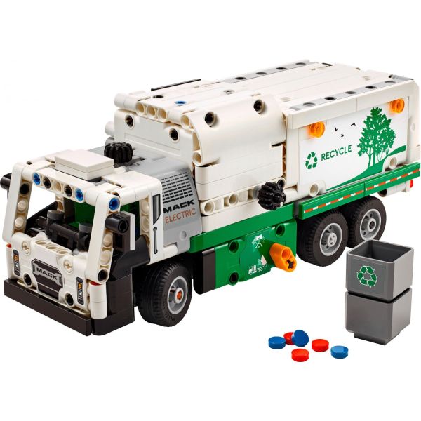 Блочный конструктор LEGO Technic Мусоровоз Mack LR Electric (42167) фото №4