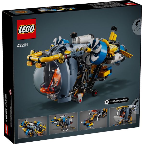 Блочный конструктор LEGO Technic Глубоководная исследовательская подводная лодка (42201) фото №3