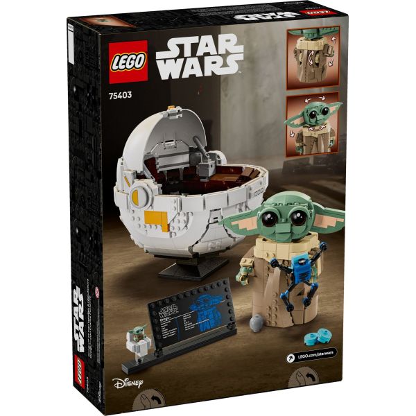 Блочный конструктор LEGO Star Wars Грогу в воздушной люльке 1048 деталей (75403) фото №3