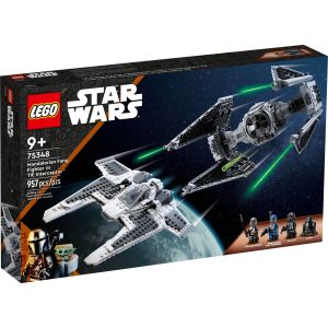 Блочный конструктор LEGO Star Wars Мандалорский истребитель против Перехватчика TIE (75348)