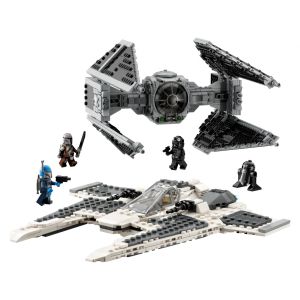 Блочный конструктор LEGO Star Wars Мандалорский истребитель против Перехватчика TIE (75348)