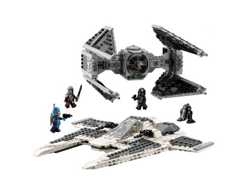 Блочный конструктор LEGO Star Wars Мандалорский истребитель против Перехватчика TIE (75348) фото №2