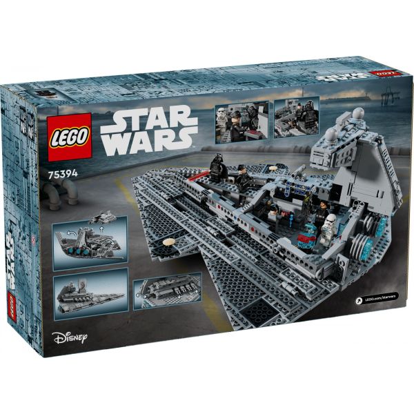 Блочный конструктор LEGO Star Wars Имперский звездный разрушитель (75394) фото №4