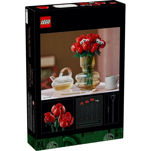 Блочный конструктор LEGO Botanicals Букет роз (10328) фото №3