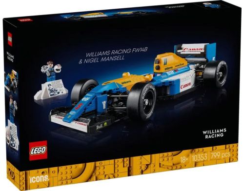 Блочный конструктор LEGO Icons Williams Racing FW14B и Найджел Менселл (10353) фото №2