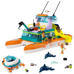 Блочный конструктор LEGO Friends Лодка морской спасательной бригады (41734)