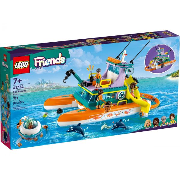 Блочный конструктор LEGO Friends Лодка морской спасательной бригады (41734) фото №2