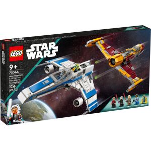 Блочный конструктор LEGO Star Wars E-Wing против Starfighter (75364)