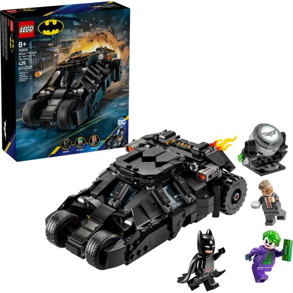 Блочный конструктор LEGO DC Batman Бэтмен Тумблер против Двуликого и Джокера (76303) фото №2