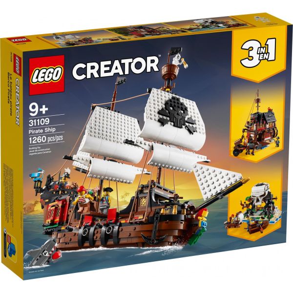 Блоковий конструктор LEGO Creator Піратський корабель (31109) фото №2