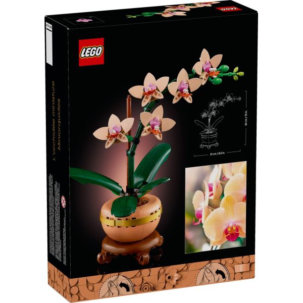 Блочный конструктор LEGO Botanicals Мини орхидея 274 детали (10343) фото №3