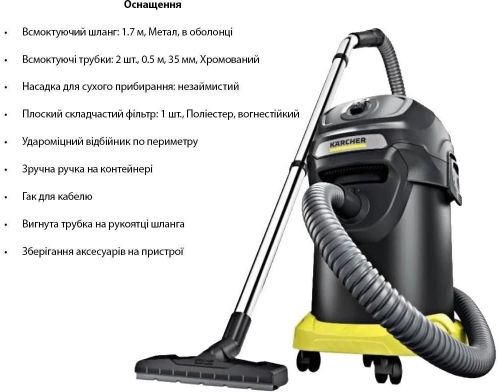 Пылесос Karcher AD 4 Premium (1.629-731.0) фото №3