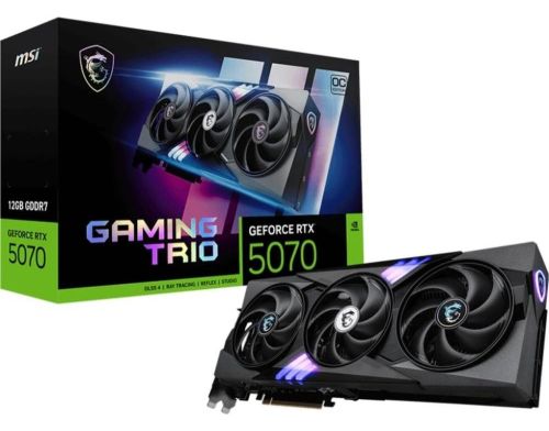 Видеокарта MSI GeForce RTX 5070 12G GAMING TRIO OC (912-V532-029) фото №3